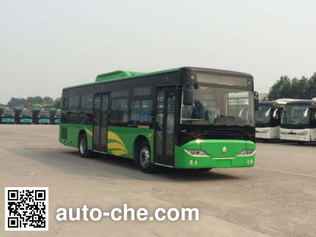 Гибридный городской автобус с подзарядкой от электросети Huanghe JK6109GHEVD5