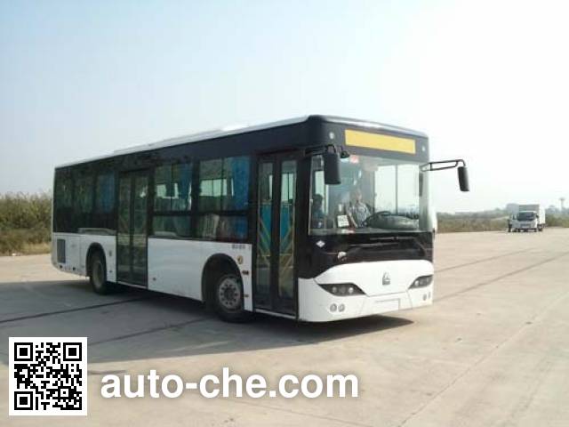 Гибридный городской автобус с подзарядкой от электросети Huanghe JK6109GHEVN53