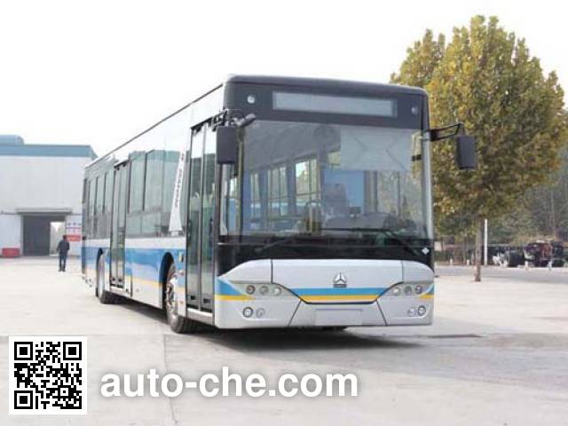 Гибридный городской автобус с подзарядкой от электросети Huanghe JK6129GHEVN52