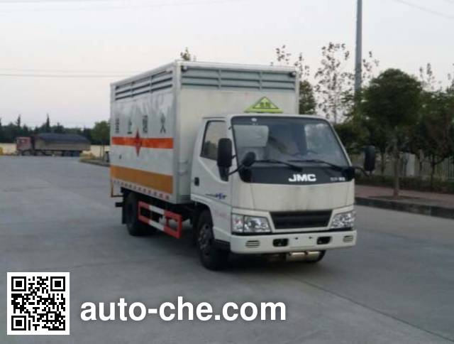 Автофургон для перевозки твердых легковоспламеняющихся грузов Sinotruk Huawin SGZ5048XRGJX4